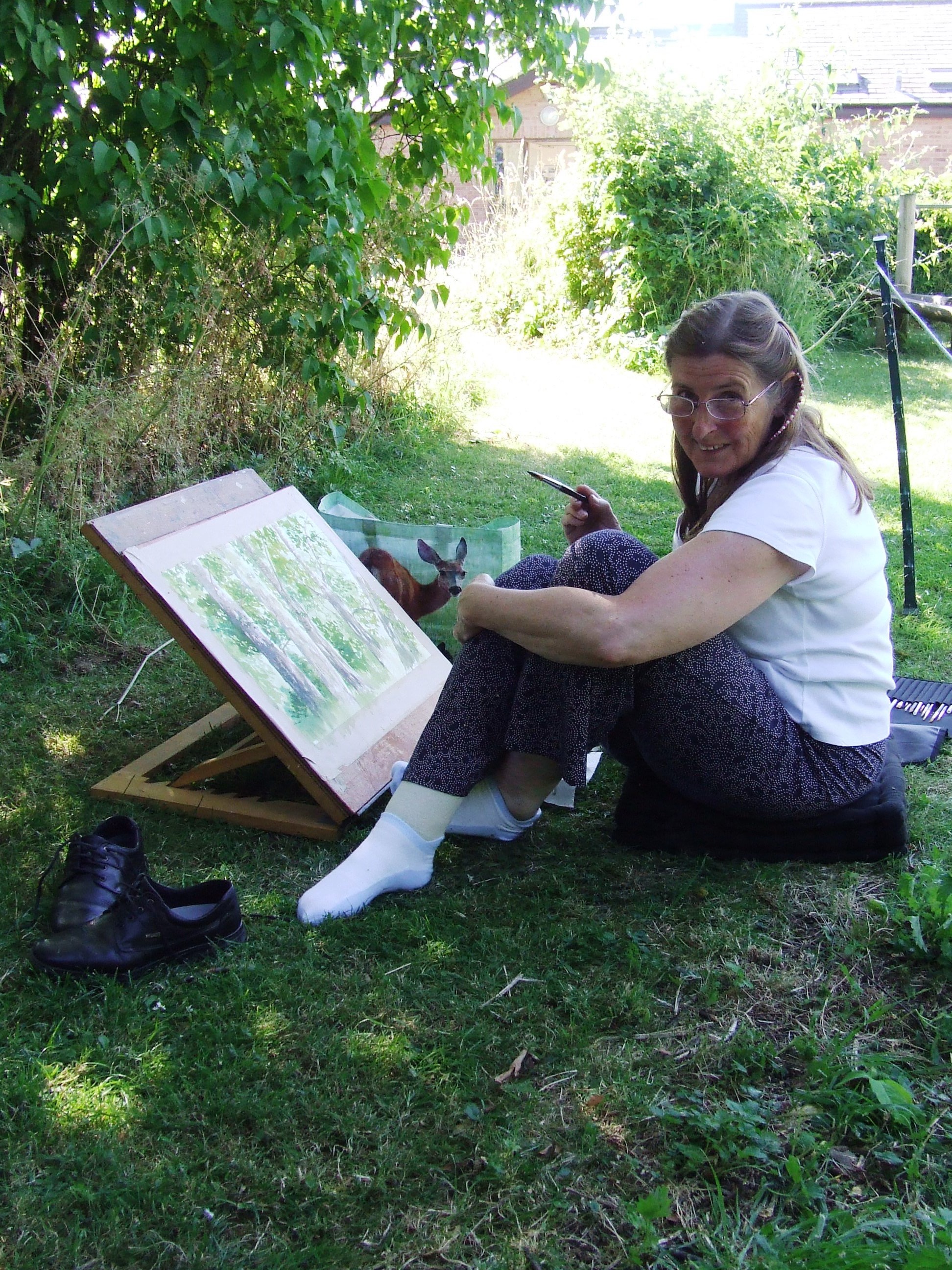Nature in Art as artist is residence and honorary member Valerie Briggs