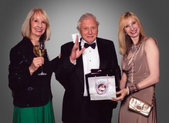 Sir David Attenborough with Polyanna Pickering