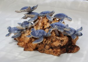 'Baby Sea Turtles by Jill Collier - Winner of the Gold Citation 3D Award.