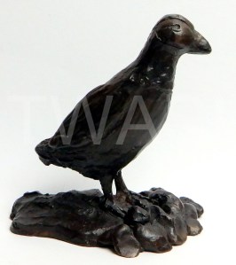 'Puffin' by Elliot Channer Bronze 9 x10 x6 £80