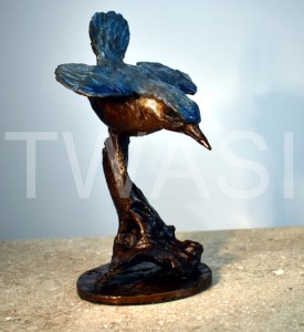 'Kingfisher' by Elliot Channer Bronze 18cmx11cmx11cm £760