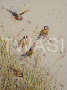 'Charming' by David A Finney Unframed Acrylics on handmade paper on deep edged canvas 60 x 80 x 04 £750