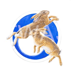 'Lunacy' by Tracey Anne Sitch Watercolour 40 x 40 £200