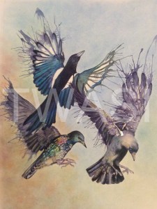 'Breakfast Time' by Victoria Parsons Mixed Media Framed 60 x 73 £495