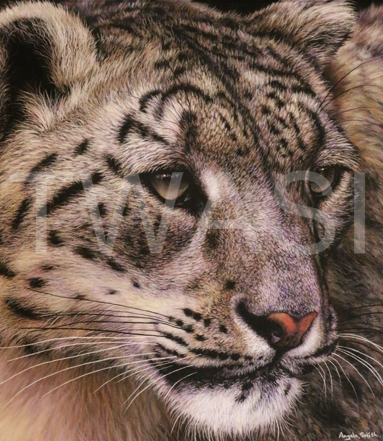 'The Waiting Game' by Angela May Smith Pastel 53 x 45cms £425