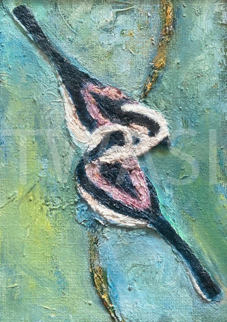 15. 'Together' by Liz Mulrey - Mixed Media